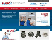 Tablet Screenshot of havacotechnologies.com